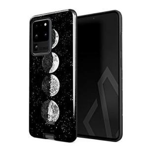 Glitbit Compatible with Samsung Galaxy S20 Ultra Case Moon Phases Eclipse Stars Cosmos Galaxy Universe Cosmic Lunar Luna Tumblr Heavy Duty S
