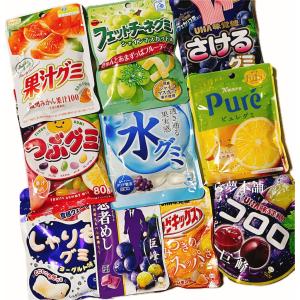 UHA味覚糖 コロログミ 4袋セット 巨峰 シャインマスカット 清水白桃