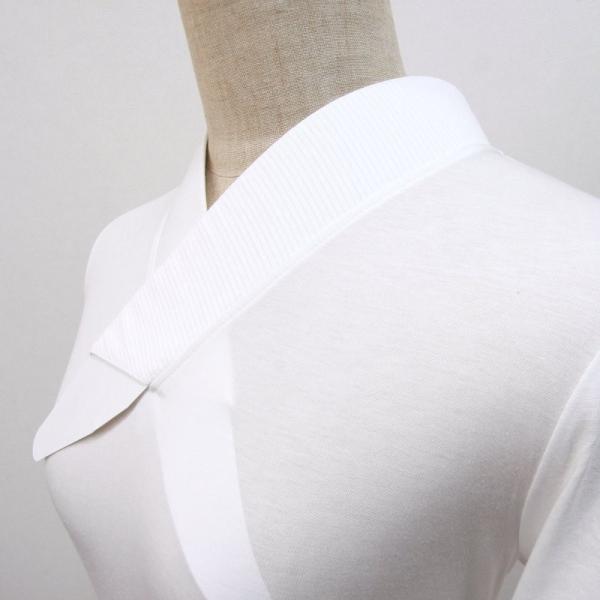 Ｔシャツ半襦袢　半襦袢　ふぁんじゅ　夏向け　絽　簡単に美しい衿元　動きやすい　M L LL　本体綿1...