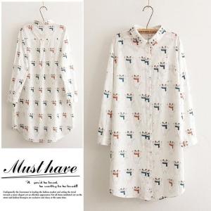 猫柄 ワンピースの商品一覧 通販 Yahoo ショッピング