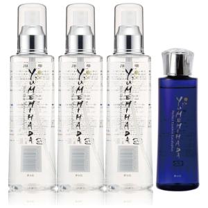 OrBS オーブス 夢水肌 スキンベースウォーター 200ml x３本 + パーフェクトエッセンス 150ml１本セット｜sakusakudrug