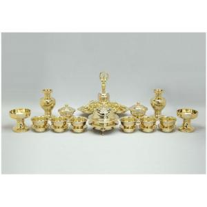 仏壇屋 滝田商店 六器 中型(六個一組) 口径6.8cm×高さ5.1cm（京都製