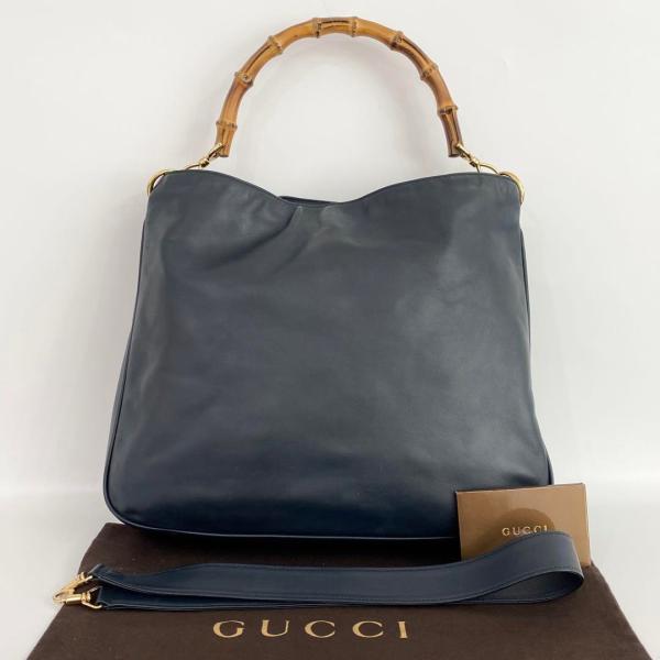 《大特価！》 GUCCI グッチ バンブー 2way ハンドバッグ ショルダー付 2594242