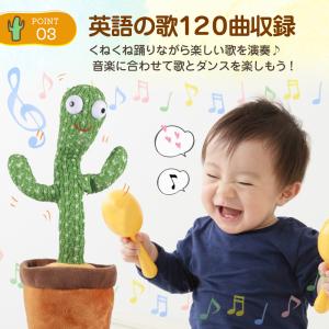 知育玩具 英語 おもちゃ 踊るサボテン ぬいぐ...の詳細画像4