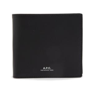 A.P.C. APC アーペーセー レザー 二つ折り財布 Black Aly Wallet 