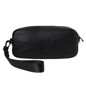 アルマーニエクスチェンジ ARMANI EXCHANGE ポーチ 958426 2R836 00020 ストラップ付 レクタングルポーチ 小物入れ ブラック｜salada-bowl