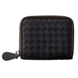 ボッテガヴェネタ BOTTEGA VENETA コインケース 258468 V001N 2006イントレチャート ラウンドファスナー 小銭入れ ESPRESSO ダークブラウン系｜salada-bowl