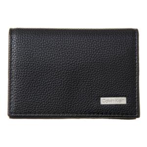 カルバンクライン Calvin Klein CK 79218 YEN CARD CASE C/C カードケース 名刺入れ BLACK ブラック｜salada-bowl