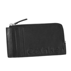 カルバンクライン Calvin Klein CK 79816 ZIP CARD CASE 小銭入れ付き カードケース BLACK ブラック｜salada-bowl