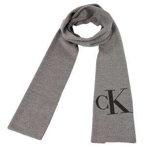 カルバンクライン Calvin Klein(CK) マフラー CK200098 015 服飾雑貨 ブランドマフラー メンズ Gray グレー｜salada-bowl