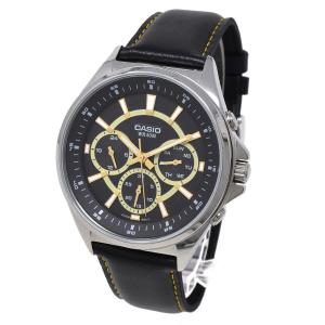 腕時計 STANDARD MTP-E303L-1AV アナログ時計 メンズ ウォッチ グレー+ブラック 海外正規品｜salada-bowl
