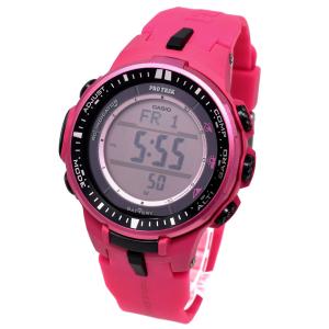 腕時計 PROTREK プロトレック/パスファインダー PRW-3000-4B デジタル時計 電波ソーラー メンズ ウォッチ ピンク 海外正規品