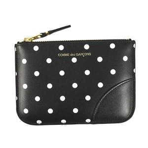 コムデギャルソン COMME des GARCONS 小銭入れ コインケース マルチケース SA8100PD POLKA DOTS PRINTED ポルカ ドット プリント BLACK ブラック｜salada-bowl