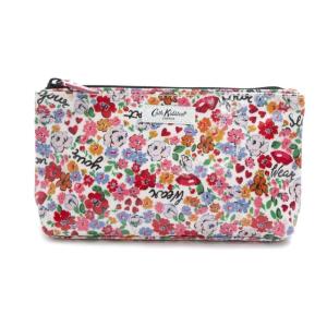 キャスキッドソン Cath Kidston ポーチ 化粧ポーチ コスメポーチ 1021615 106194218235102 ZIP MAKE UP BAG ジップ メイク アップ バッグ CREAM＋BRAVE SOUL｜salada-bowl