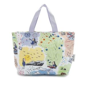 キャスキッドソン Cath Kidston トートバッグ 1046137 106306918486102 LUNCH TOTE ランチ トート 保温 保冷 バッグ MULTI＋NEW WORLDS SCENIC｜salada-bowl