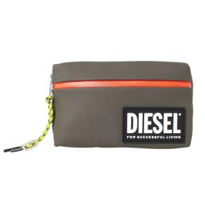 ディーゼル DIESEL クロスボディバッグ ワンショルダー ベルトバッグ X08153 P4273 H8849 メンズ グレー+オレンジ｜salada-bowl