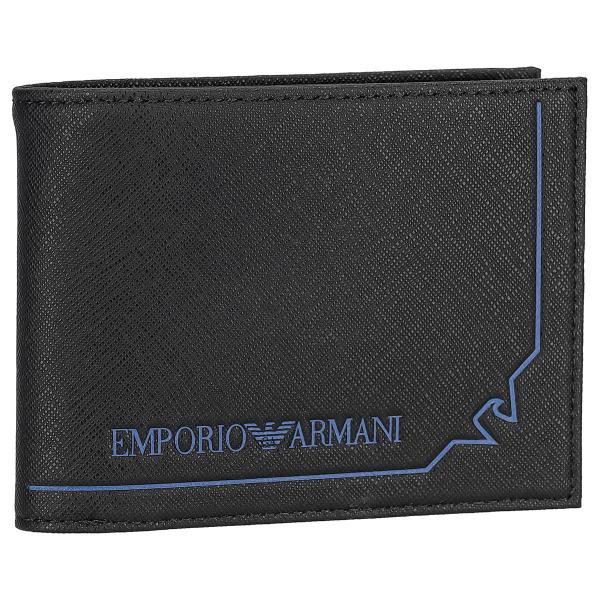エンポリオアルマーニ EMPORIO ARMANI 財布 二つ折り財布 折りたたみ財布 小銭入れ付き...