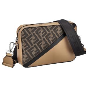 フェンディ FENDI バッグ ショルダーバッグ 肩掛けバッグ 斜め掛けバッグ 7M0286-0AJF8 F1EGA メンズ ブラウン 本革 レザー