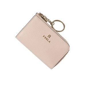 フルラ FURLA キーケース キーリング マルチケース WR00435 ARE000 B4L00 CAMELIA KEYCASE ZIP AROUND カメリア BALLERINA i ライトピンクベージュ系｜salada-bowl