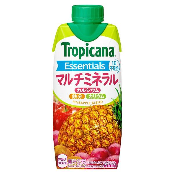 1ケース トロピカーナ エッセンシャルズ マルチミネラル 330ml ＬＬプリズマ容器 飲料 飲み物...