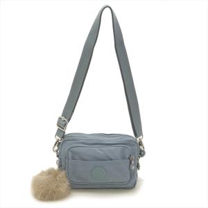 キプリング Kipling ショルダーバッグ K12837 84F MULTIPLE マルチプル 2way 斜めがけバッグ ウエストバッグ ベルトバッグ DAZZ SOFT ALOE ライトブルー系｜salada-bowl