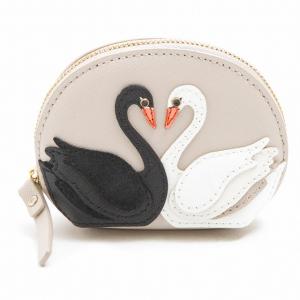 ケイトスペード kate spade NEW YORK 小銭入れ ON POINTE swan dumpling coin purse PWRU5177 スワンモチーフ キーリング付 コインケース マルチポーチ 974｜salada-bowl