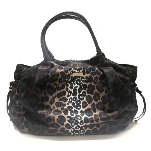 ケイトスペード バッグ WKRU1313 118 STEVIEBABYBAG マザーズバッグ おむつシート付 ママバッグ ショルダーバッグ バギーバッグ ブラック＋ブラウン ヒョウ柄