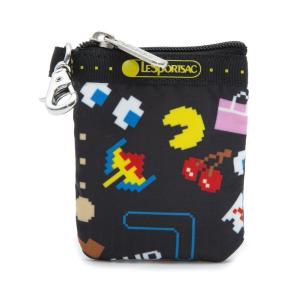 レスポートサック LeSportsac コインケース マルチケース 3820 G842 SMALL CHANGE PURSE スモールチェンジパース 1974 POWER PELLETS パックマン コラボ｜salada-bowl