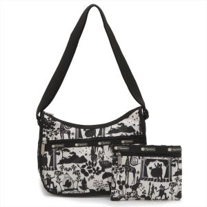 レスポートサック LeSportsac ショルダーバッグ 斜めがけバッグ 7520 D993 Classic Hobo クラシックホーボー SYMPHONY GARDEN ブラック系マルチ｜salada-bowl