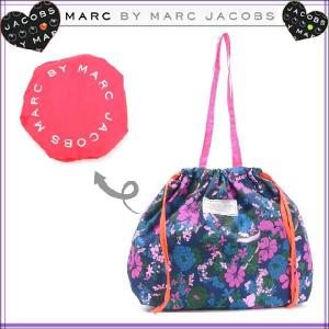 MARC BY MARC JACOBS レディース マークバイマークジェイコブス トートバッグ ショルダーバッグ エコバッグ マイバッグ 折りたたみバッグ ブルー 巾着｜salada-bowl