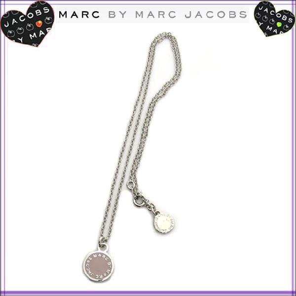 Marc by Marc Jacobs マークバイマークジェイコブス ロゴ ネックレス スモーキーピ...