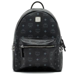 MCM リュック エムシーエム リュックサック MMK6SVE37 バック SMALL STARK BACKPACK スモール スターク バックパック S ブラック BLACK 黒｜salada-bowl