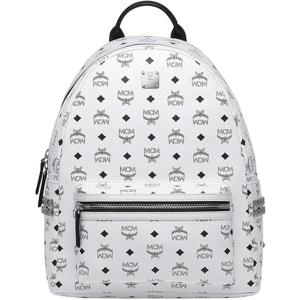 MCM リュック エムシーエム リュックサック MMK6SVE38 バック MEDIUM STARK BACKPACK ミディアム スターク バックパック M ホワイト WHITE 白｜salada-bowl