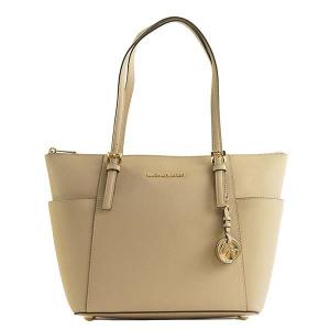 マイケル コース MICHAEL KORS トートバッグ 30F2GTTT8L 134 JET SET ITEM EW TZ TOTE OYSTER MK ショルダーバッグ  肩掛け ライトベージュ｜salada-bowl