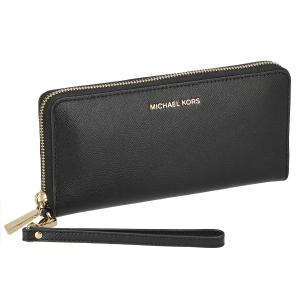 マイケルコース Michael Kors 財布 長財布 ラウンドファスナー長財布 小銭入れ付き 32S5GTVE9L 001 レディース メンズ ブラック｜salada-bowl