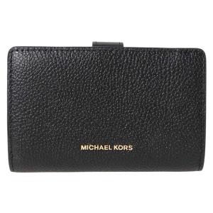 マイケルコース Michael Kors 二つ折り財布 34H1G0KE6L 001 レディース ブラック 黒｜salada-bowl