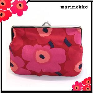 マリメッコ ポーチ がま口 ウニッコ marimekko 財布 マルチポーチ かわいい 小銭入れ コインケース レディース ブランド 小物入れ 037773 301｜salada-bowl