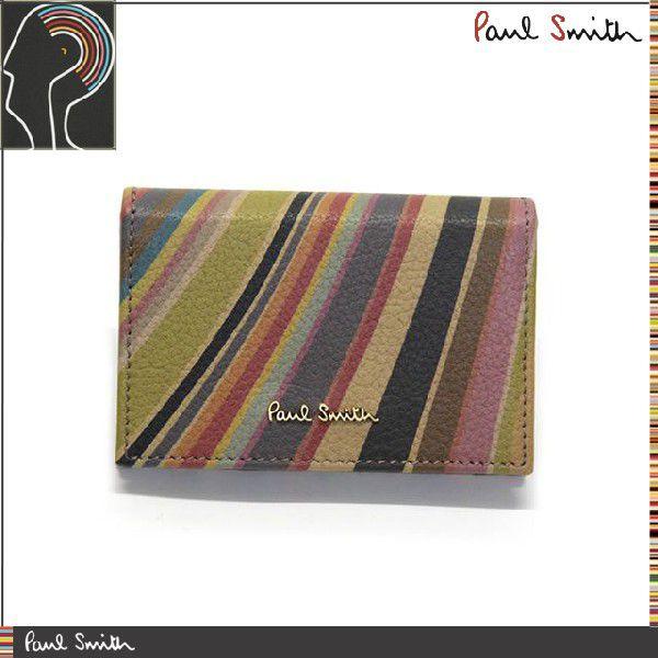 ポールスミス カードケース 革 paul smith 名刺入れ メンズ ブランド ポイントカード ク...