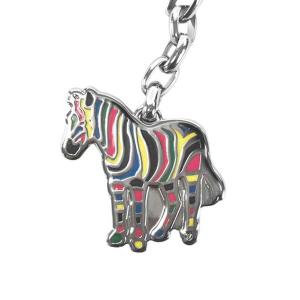 ポール スミス Paul Smith キーリング M1AKER 97 マルチカラー ZEBRA KEYRING｜salada-bowl