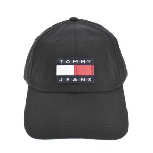 トミーヒルフィガー トミージーンズ TOMMY JEANS 帽子 キャップ AW0AW10889 BDS ベースボールキャップ TJW HERITAGE CAP ヘリテージキャップ BLACK ブラック｜salada-bowl