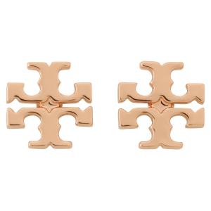 トリーバーチ TORY BURCH ピアス アクセサリー 11165504-652 17843-652 ダブルT ロゴ Kira Stud Earring キラ スタッド Rose Gold ローズゴールド｜salada-bowl