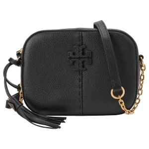 トリーバーチ TORY BURCH 斜め掛けバッグ ショルダーバッグ 64447 001 bbtb00221l McGraw Camera Bag マックグロー BLACK ブラック｜salada-bowl