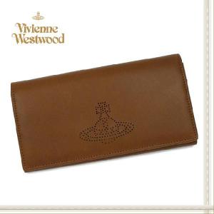 VIVIENNE WESTWOOD/ヴィヴィアン・ウエストウッド CHELSEA 長財布 長サイフ サイフ さいふ レディース メンズ 二つ折り 小銭入れ付き ブラウン｜salada-bowl