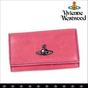 Vivienne Westwood ヴィヴィアン・ウエストウッド キーケース ASTORIA レザー ６連キーケース レディース メンズ ピンク セール｜salada-bowl