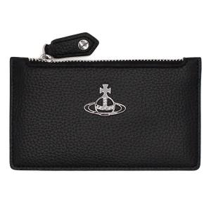 ヴィヴィアンウエストウッド Vivienne Westwood 財布 小銭入れ コインケース 51110039-S000D-PF-N403 SLIM LONG CARD HOLDER メンズ レディース ブラック｜salada-bowl