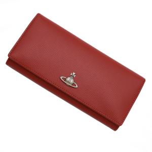 ヴィヴィアン ウエストウッド Vivienne Westwood 長財布 51120005-40187-H402 PIMLICO ピムリコ ロング カードホルダー 小銭入れ付き フラップ長財布 RED レッド｜salada-bowl