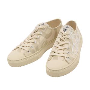 ヴィヴィアンウエストウッド Vivienne Westwood スニーカー 靴 PLIMSOLL LOW TOP 23SS 75020005M-W00JW-P203 シューズ メンズ ベージュ系｜salada-bowl