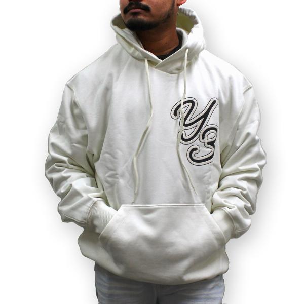 ワイスリー Y-3 フーディー パーカー OWHITE GFX HOODIE IT7524 ルーズフ...