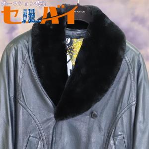 本物 美品 ジリー 脱着毛皮襟 ZILLIシルク...の商品画像
