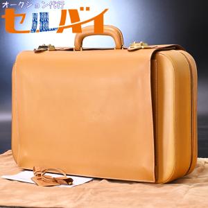 本物 エルメス 幻の逸品 田中肇氏考案 mallette tanaka ジェットセッター ヴァッシュ 鍵付きメンズ書類ビジネスバッグ トランクケース